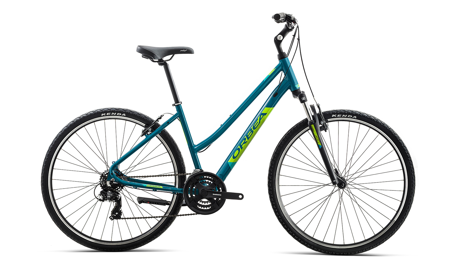 Фотография Велосипед Orbea COMFORT 32 (2019) 2019 Сине-салатовый